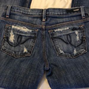 Low rise slight flare Jeans